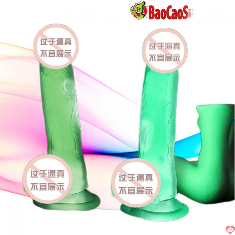 Dương vật giả trong suốt phát sáng đêm đóng đất Didol Start Light