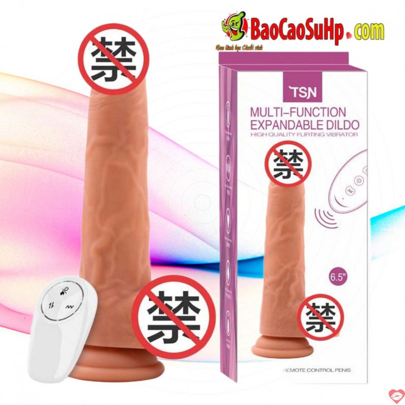 Dương vật Silicone TSN PON đóng đất thụt 7 chế độ siêu mềm mại          