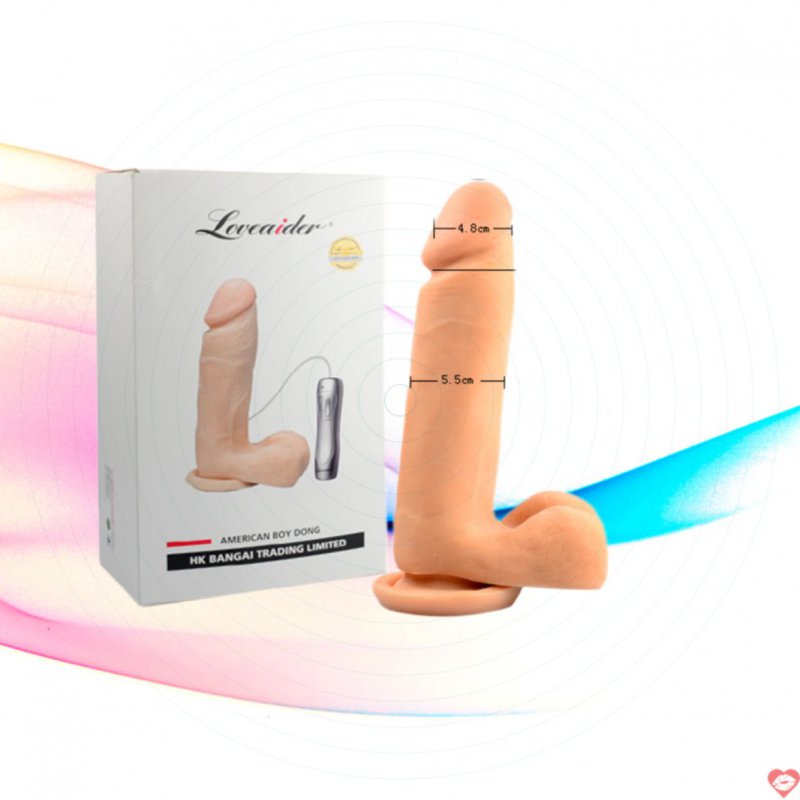 Dương Vật Dán Tường Cao Cấp Siêu NgoáySiêu Mềm Mịn Như Thật - Loveaider Boy Dong