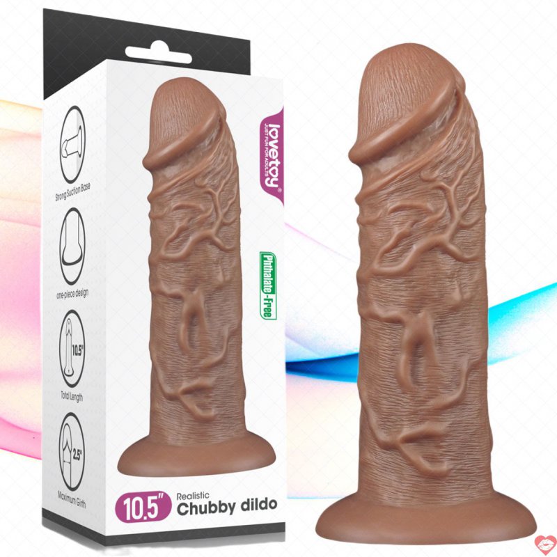 Dương Vật Giả Dán Tường Khủng Lồ Siêu Mềm Mịn - Lovetoy Chubby USA