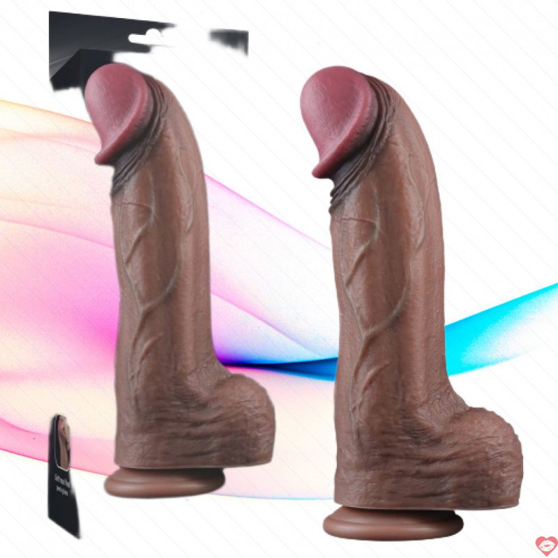 Dương Vật Giả Dán Tường Siêu Khủng Siêu Gân 13in XXL - Silicon 2 Lớp Siêu Mềm Mịn Lovetoy USA