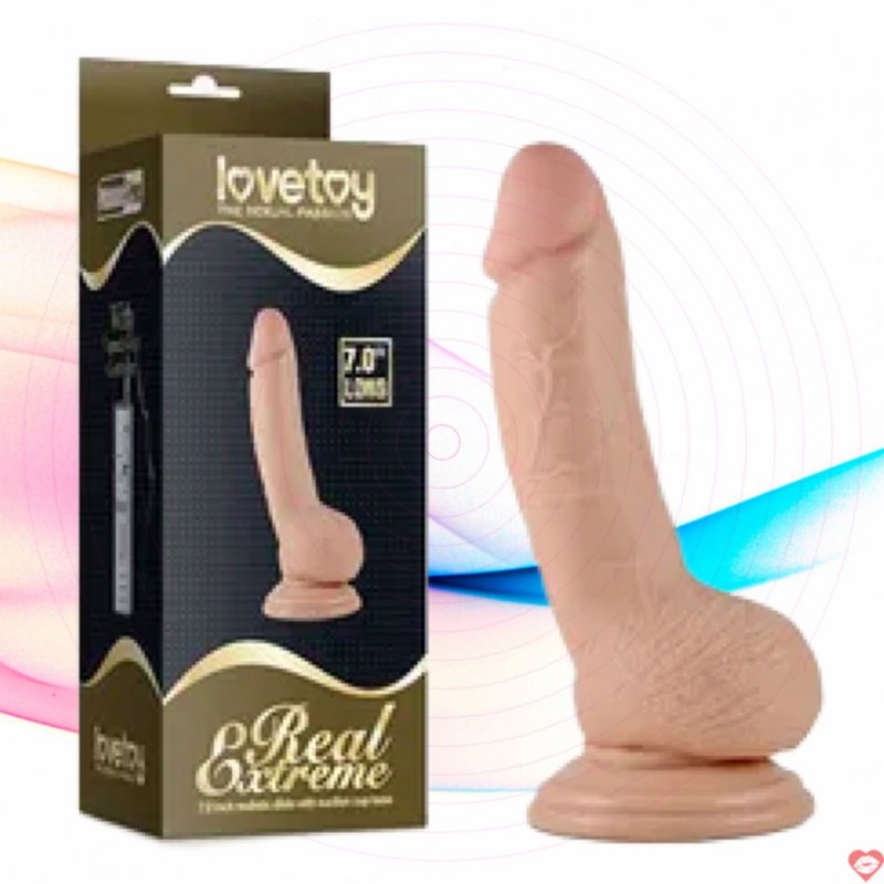 Dương vật giả Lovetoy 7 inch cong kích thích tận cùng điểm G
