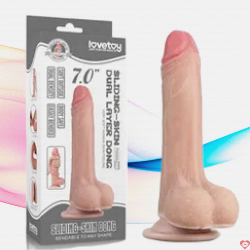 Dương Vật Giả 2 Lớp Mềm Mịn Skin Dual Da Trượt Cho Cảm Giác Như Thật