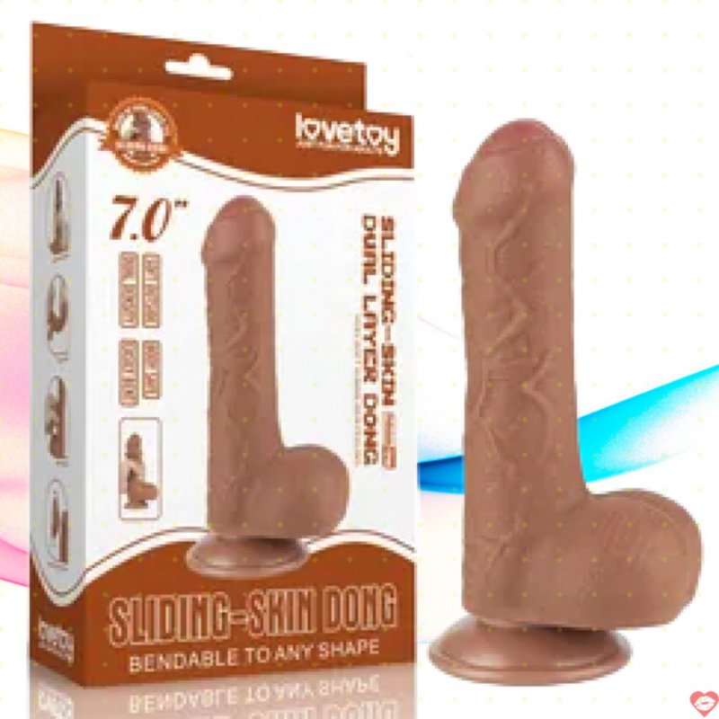 Dương vật giả Lovetoy 2 lớp mềm mại như thật 2024