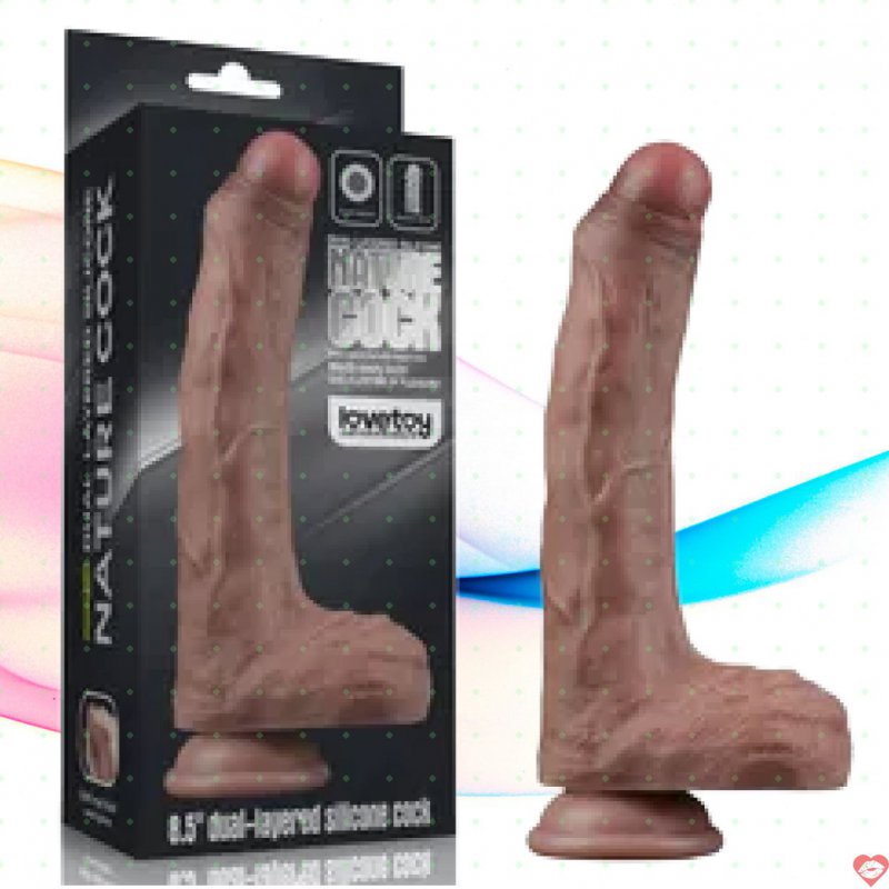 Dương vật giả Lovetoy 17cm mềm mịn như thật 2024