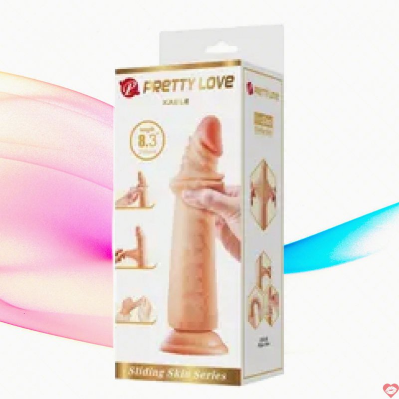 Dương Vật Giả Prettylove Kable Silicon 2 Lớp Mềm Mịn Như Thật