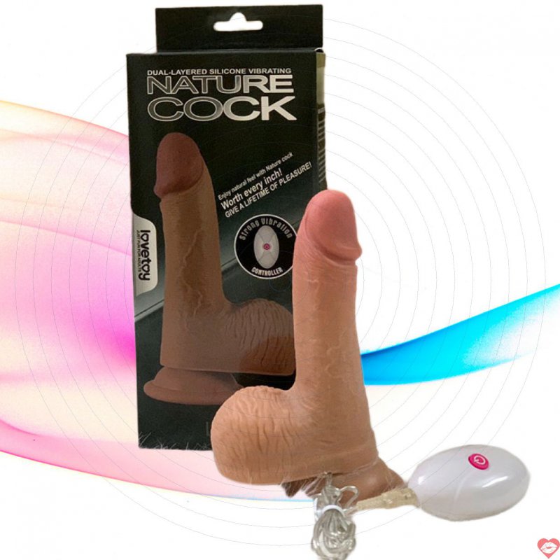 Cu giả Lovetoy Luca siêu mềm có rung cho nữ DV58D