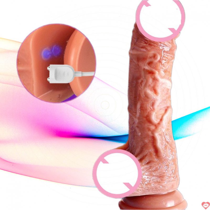 Dương vật giả OMYSKY rung ngoáy điều khiển từ xa có sưởi ấm – DV 06