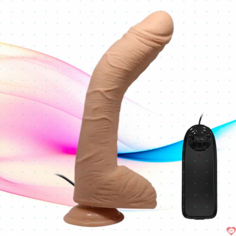 Dương vật giả siêu gân rung hàng khủng DV34 với kích thước to dài 28cm x 5cm và đế hút