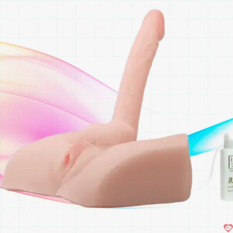 Âm đạo giả và dương vật giả kết hợp làm tình DV36A BAILE có rung xoay âm thanh sex talk
