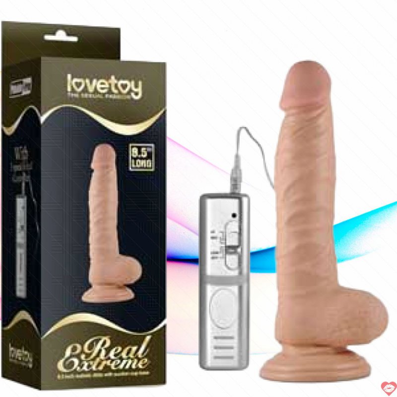 DV59A Dương vật giả gắn tường có rung dành cho nữ tự sướng âm đạo