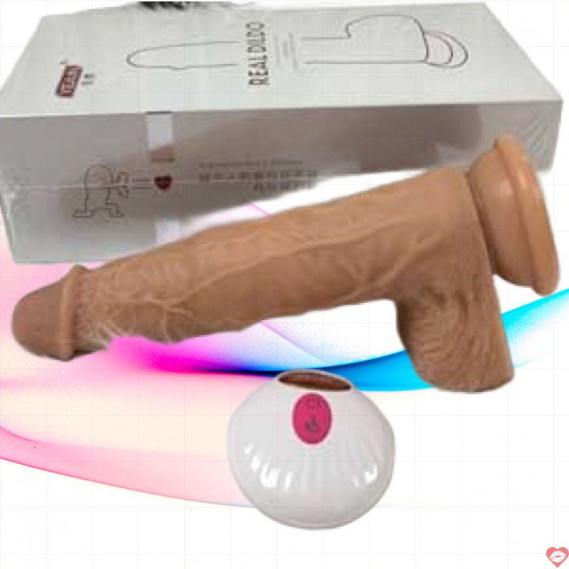 DV60D Dương vật giả rung thụt ngoáy điều khiển từ xa có sưởi ấm âm hộ