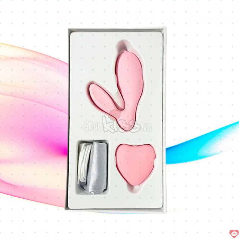 Máy rung điểm G hình thỏ điều khiển từ xa tăng khoái cảm 