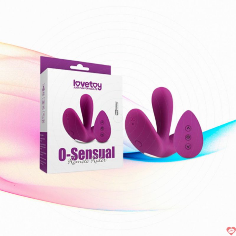 Lovetoy O-Sensual Remote Rider rung mạnh kích thích điểm G và âm vật