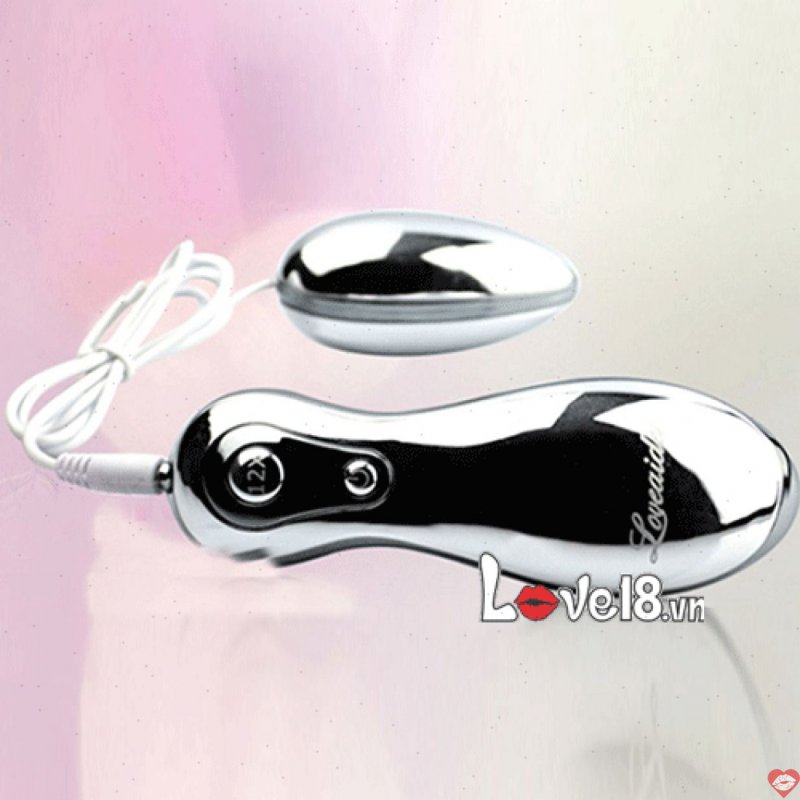 Trứng rung LoveAider mạ Crom