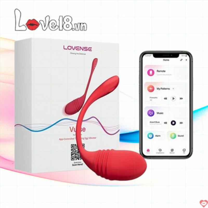 Trứng rung thụt điều khiển xa thông minh Lovense Vulse