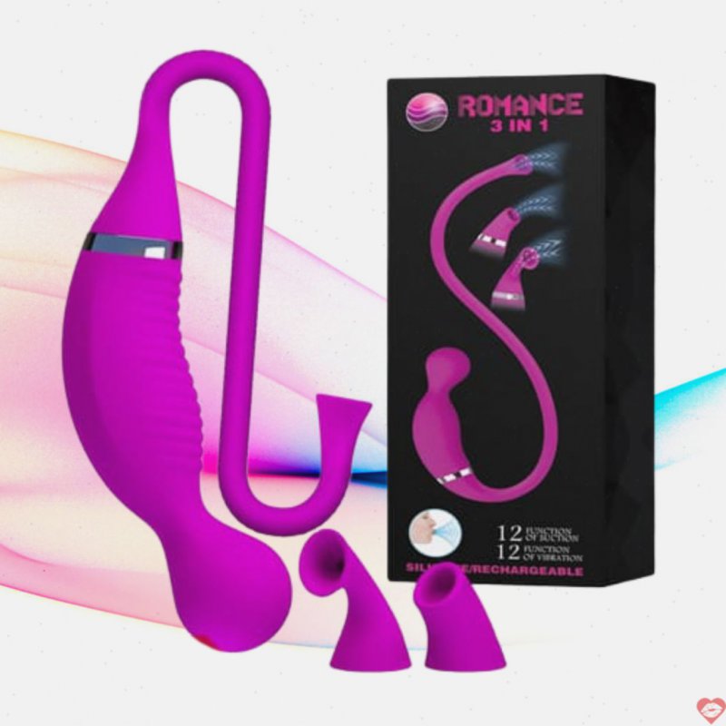 Romace Vibro – Máy Rung Mút Kích Thích Âm Hộ 3 Trong 1 - SHP1095