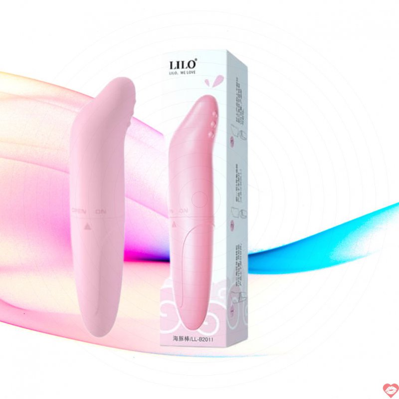 Máy Rung Cá Heo Mini Đầu Gai Hồng Siêu Mạnh Kích Thích SHP1223 