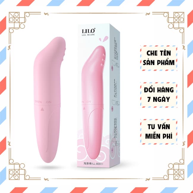 Máy Rung Cá Heo Mini Đầu Gai Màu Hồng – SHP1223