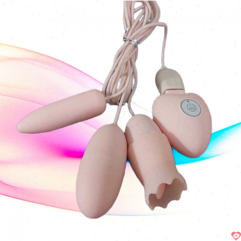 Trứng rung tình yêu Toyjoy 3 đầu siêu kích thích