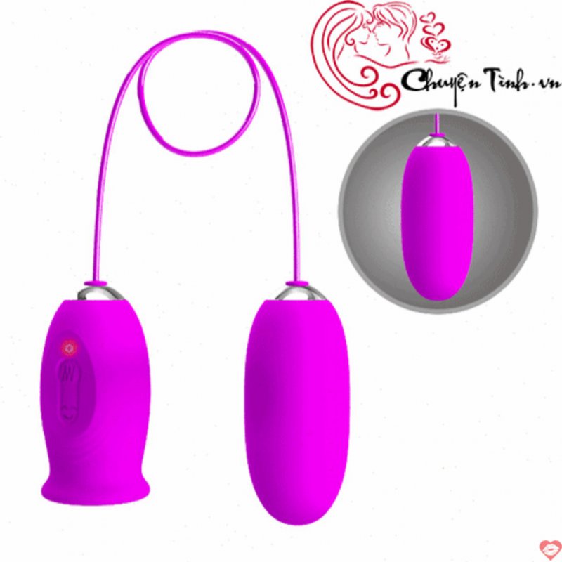 Trứng rung và liếm 2 đầu siêu kích thích PrettyLove Daisy