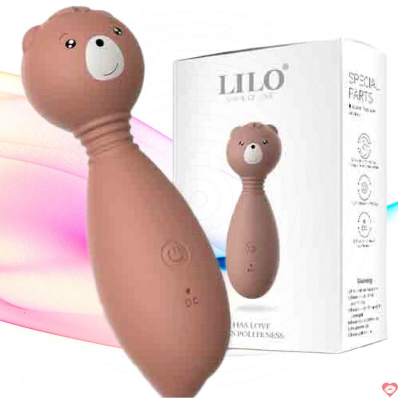 Chày rung massage hình gấu LiLo 12 chế độ