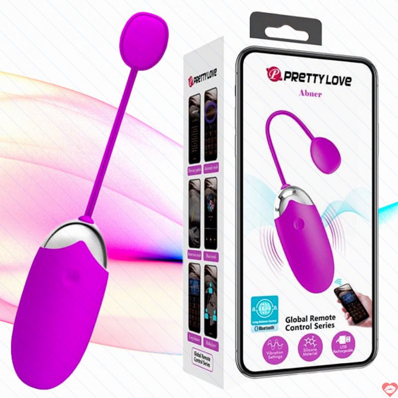 Trứng Rung Pretty Love Abner Điều Khiển Smartphone Không Dây