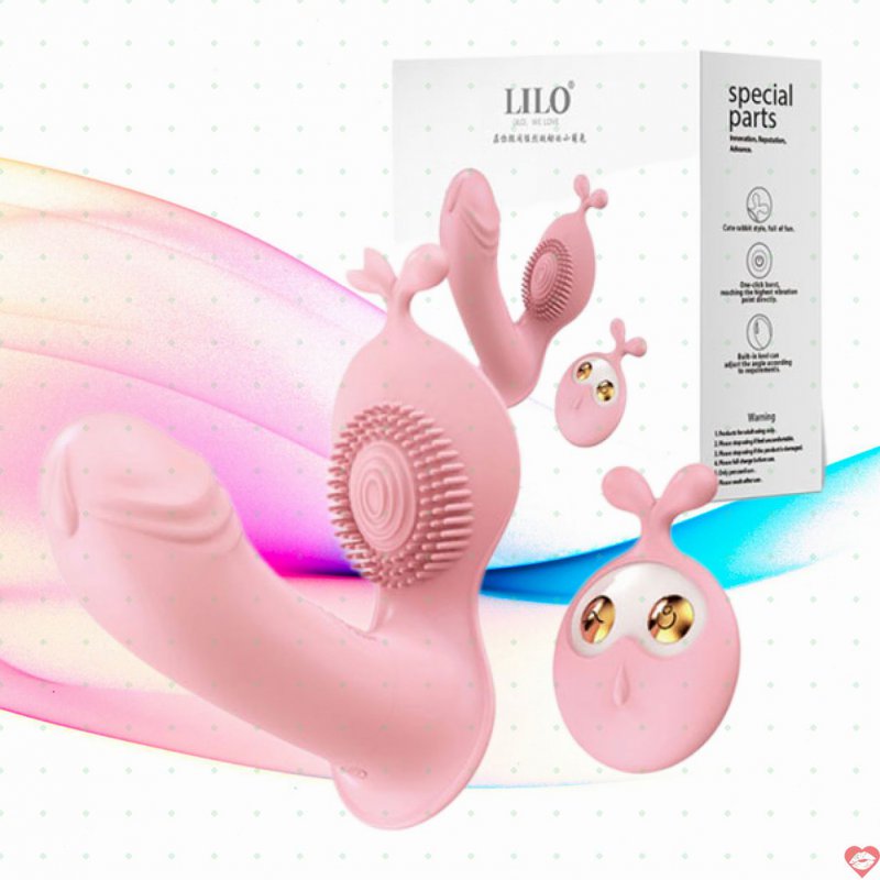 Chíp Rung LILO Hình Dương Vật 10 Chế Độ Rung Điều Khiển Từ Xa