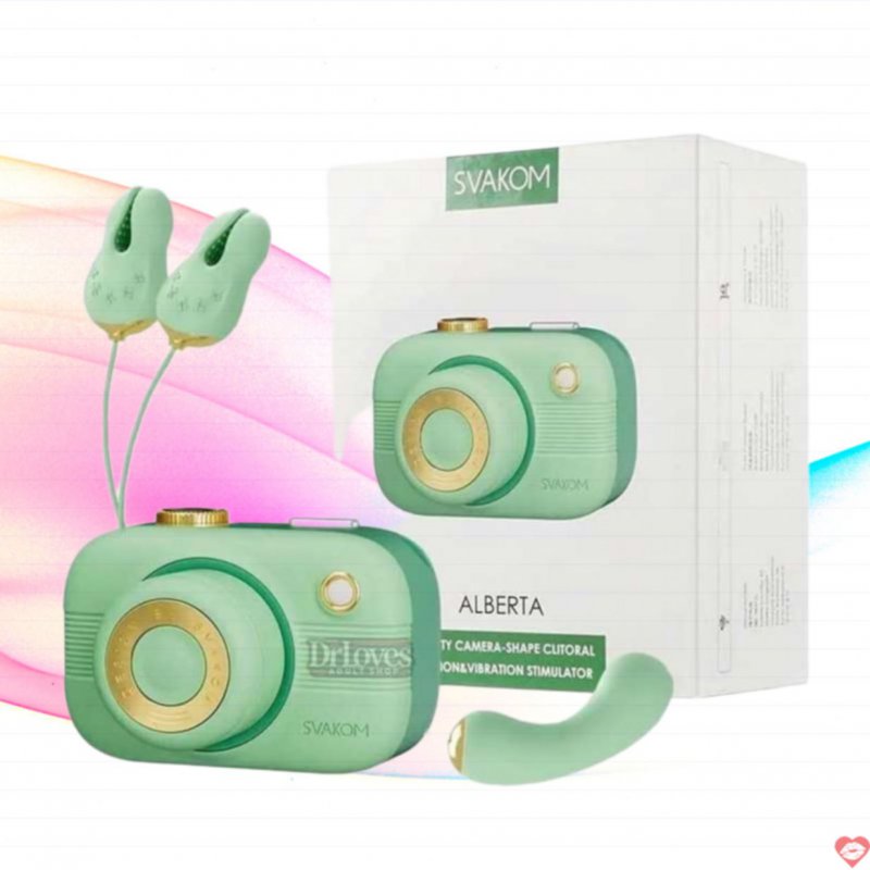Máy Rung Massage Svakom ALBERTA 3in1 Cao Cấp