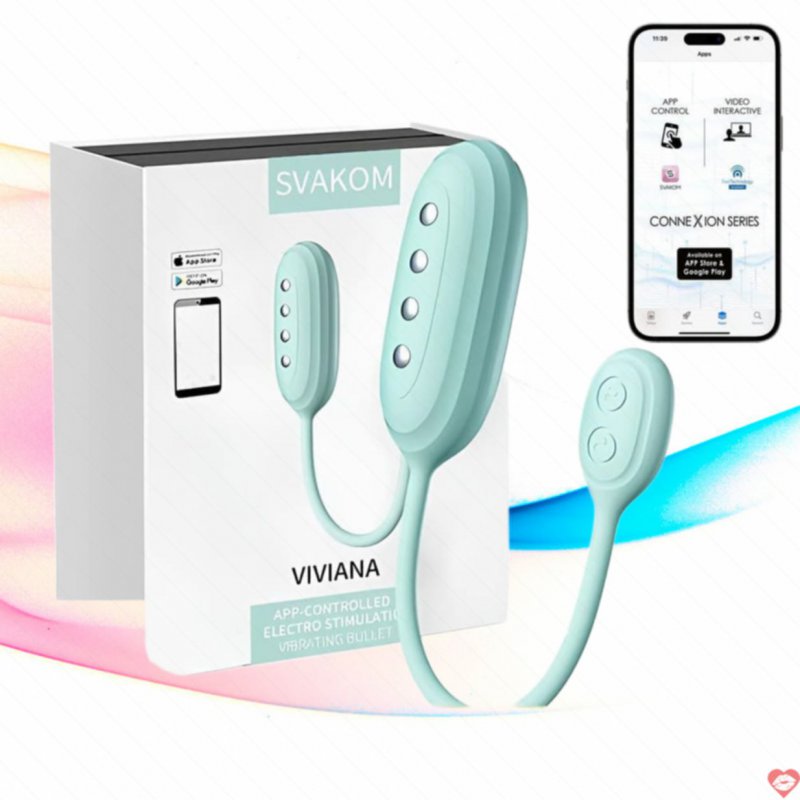 Trứng rung sốc điện kết nối App Svakom Viviana