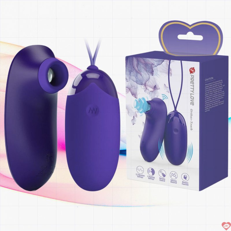 Máy hút âm vật mini kèm trứng rung Pretty Love Orthus Youth