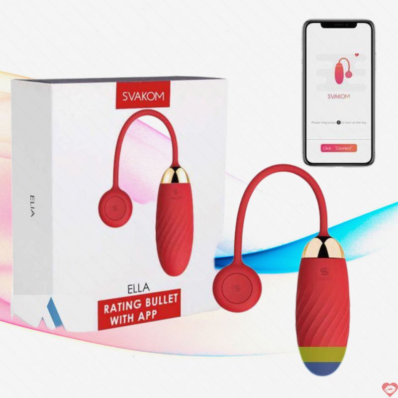 Trứng rung siêu mạnh điều khiển bằng điện thoại smartphone Svakom Ella