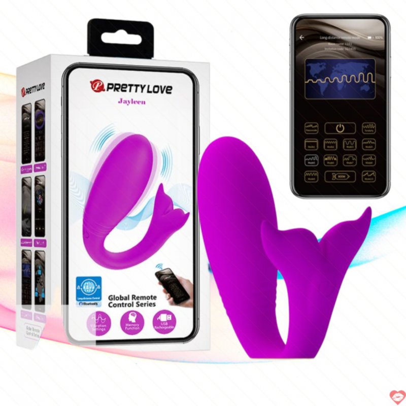 Trứng rung cá heo kết nối App Pretty Love Jayleen