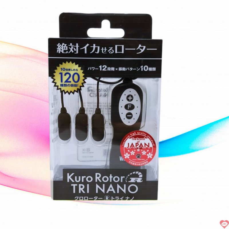Máy trứng rung mini Kuro Rotor Tri Nano 3 đầu Nhật Bản sành điệu