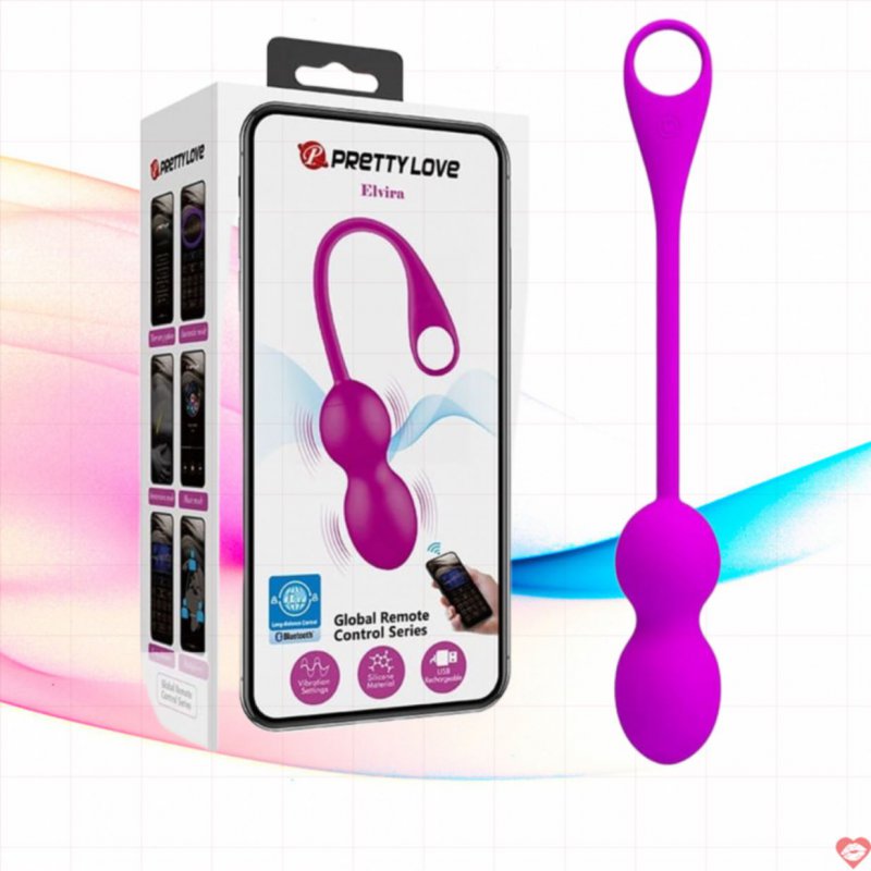 Bóng tập se khít rung điều khiển qua App Pretty Love Elvira Kegel