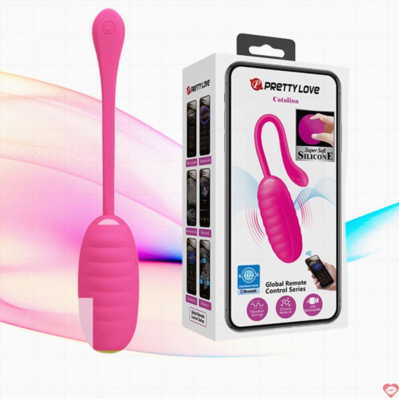 Trứng rung silicone điều khiển app điện thoại Pretty Love Catalina