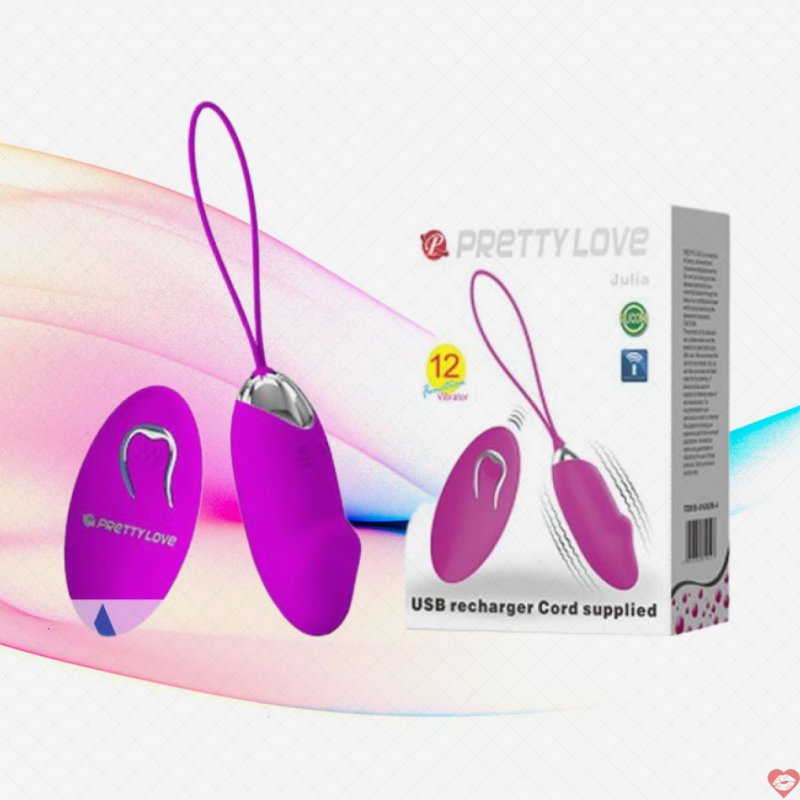Sex toy trứng rung điều khiển từ xa Pretty Love Julia