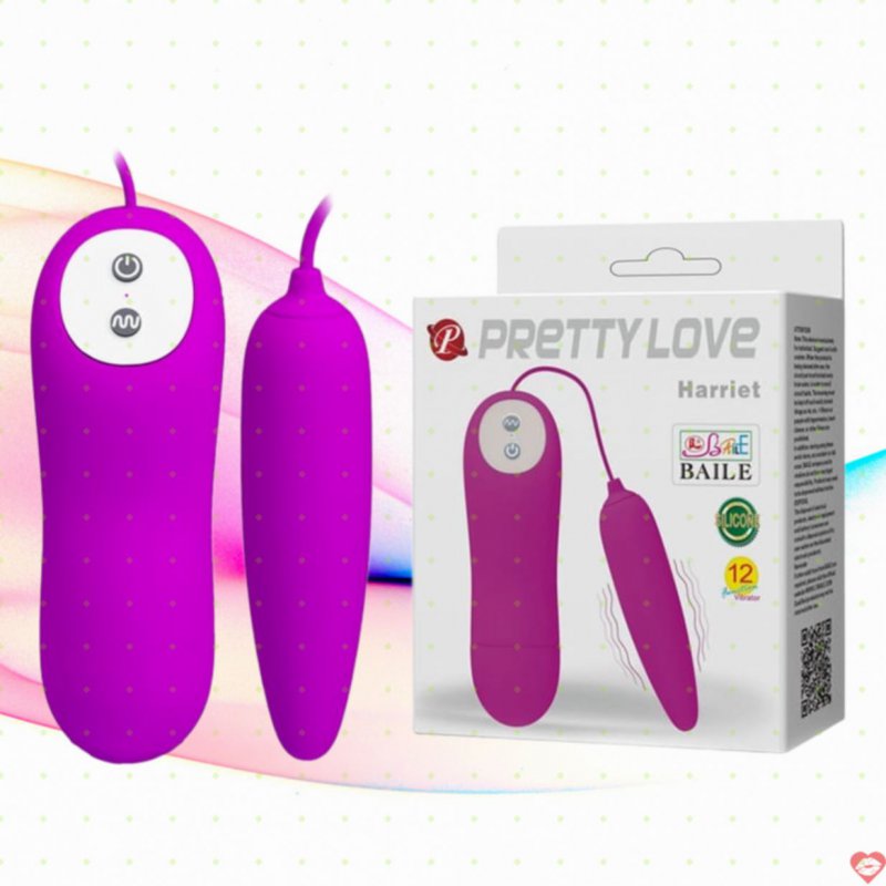 Trứng rung giá rẻ silicon mềm mịn Pretty Love Harriet