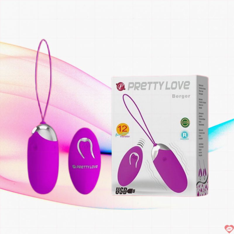 Trứng rung Pretty Love Berger 12 chế độ điều khiển từ xa