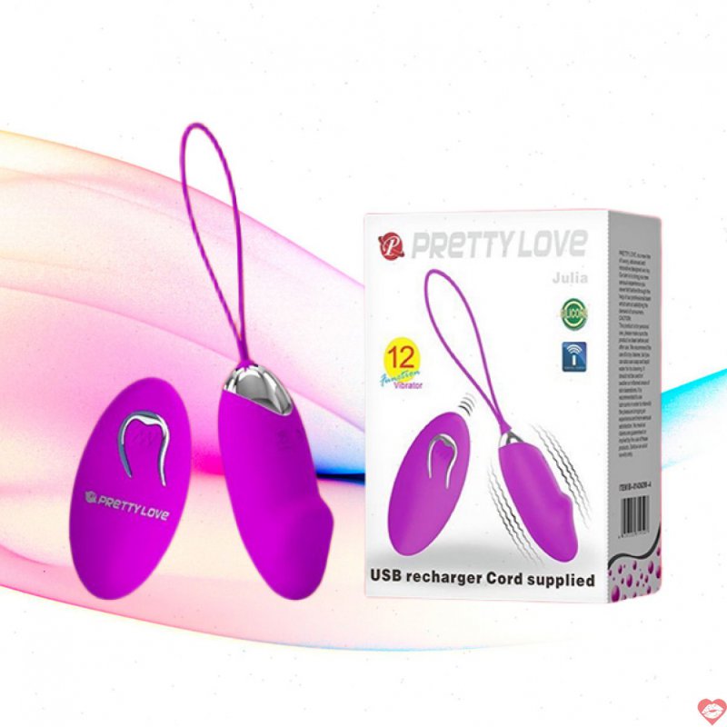 Trứng rung điều khiển từ xa Pretty Love Julia 12 chế độ