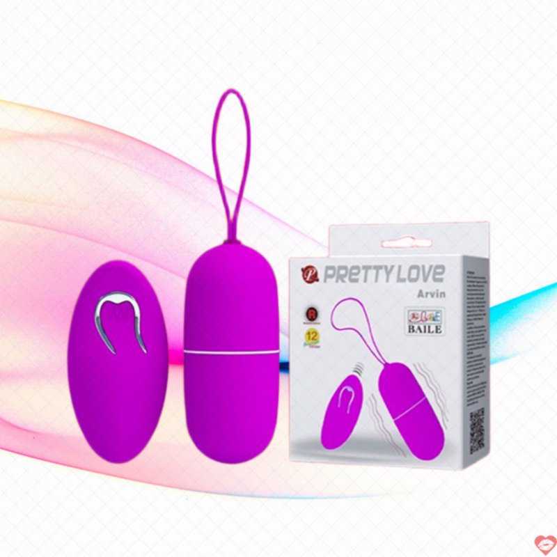 Trứng rung điều khiển từ xa Pretty Love Arvin 12 chế độ