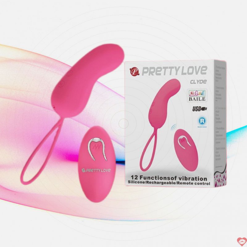 Trứng rung Pretty Love Clyde điều khiển từ xa 12 chế độ