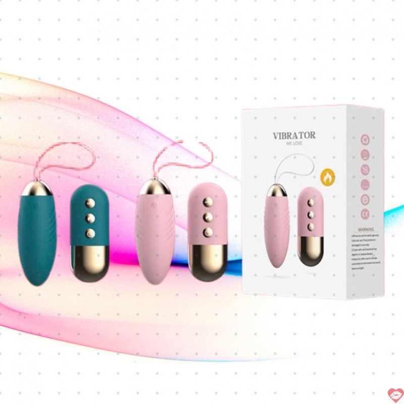 Trứng rung điều khiển từ xa Lilo 10 chế độ có sưởi ấm