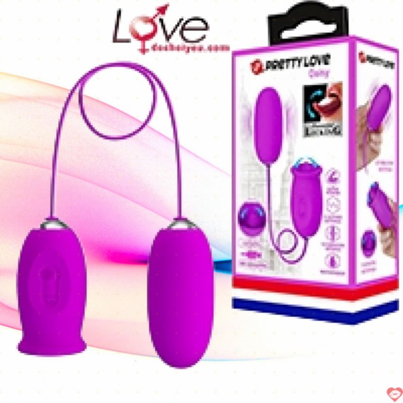 Trứng rung và liếm 2 đầu PrettyLove Daisy kích thích cao độ