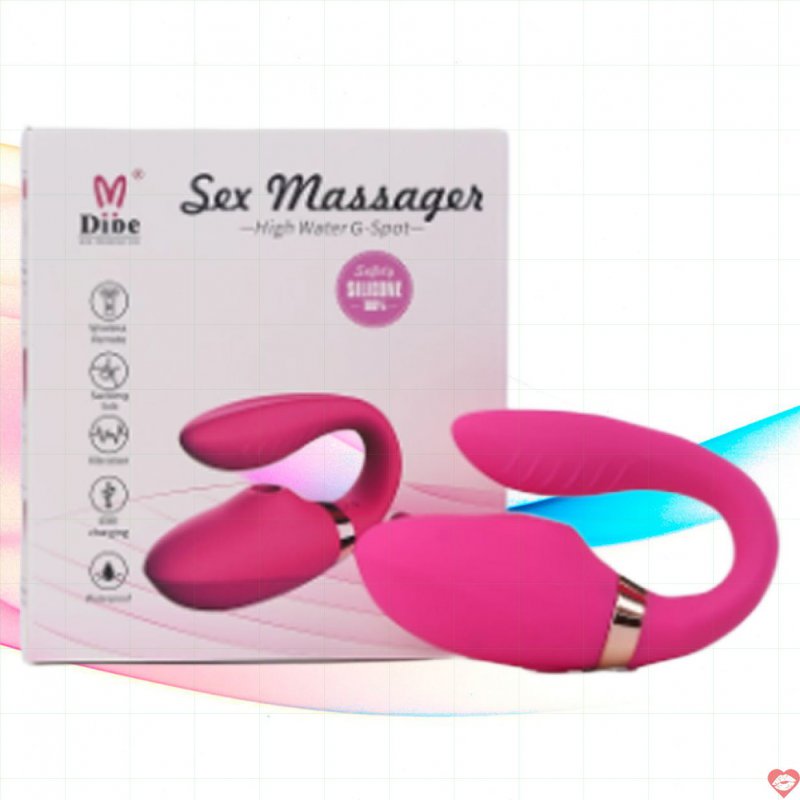 Máy rung bú 2 đầu Dibe G-spot điều khiển xa