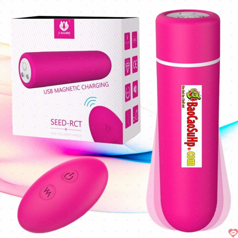 Trứng rung viên đạn Shand Seed Sex Mini Vibrator Bullet siêu mạnh điều khiền từ xa