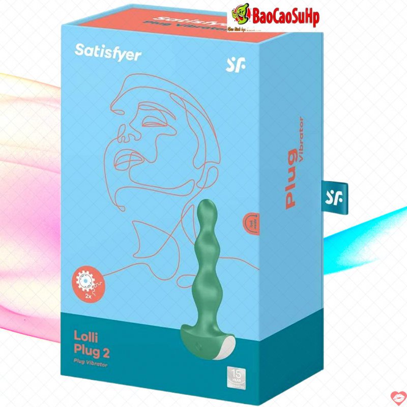 Sextoys thụt 2i1n hậu môn và âm đạo Satisfyer – Máy rung Lolli Anal Plug 2