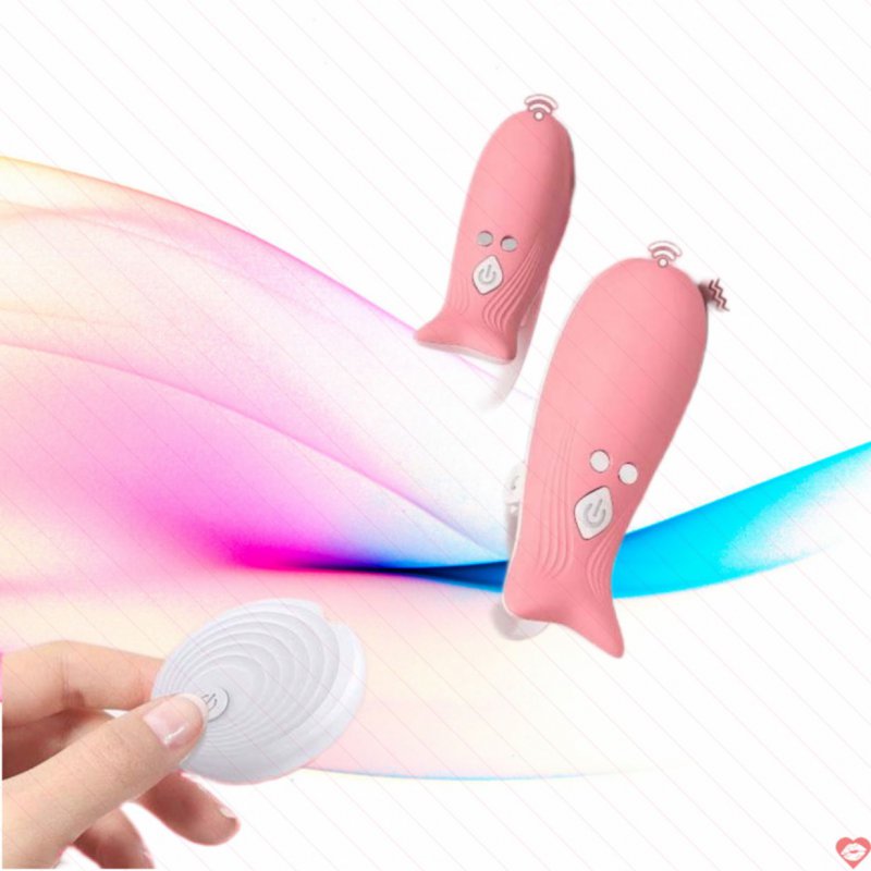 Kẹp ti điều khiển từ xa Jiuuy Mini Dolphin đa tần số massage ngực