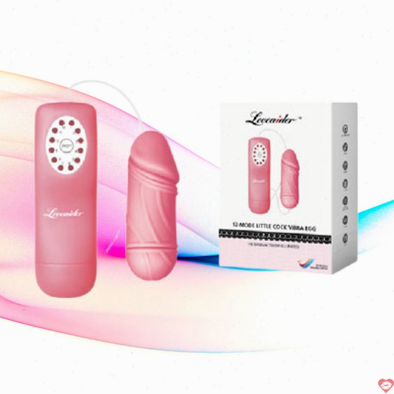 Trứng Rung 12 Chế Độ Hình Dương Vật - Loveaider