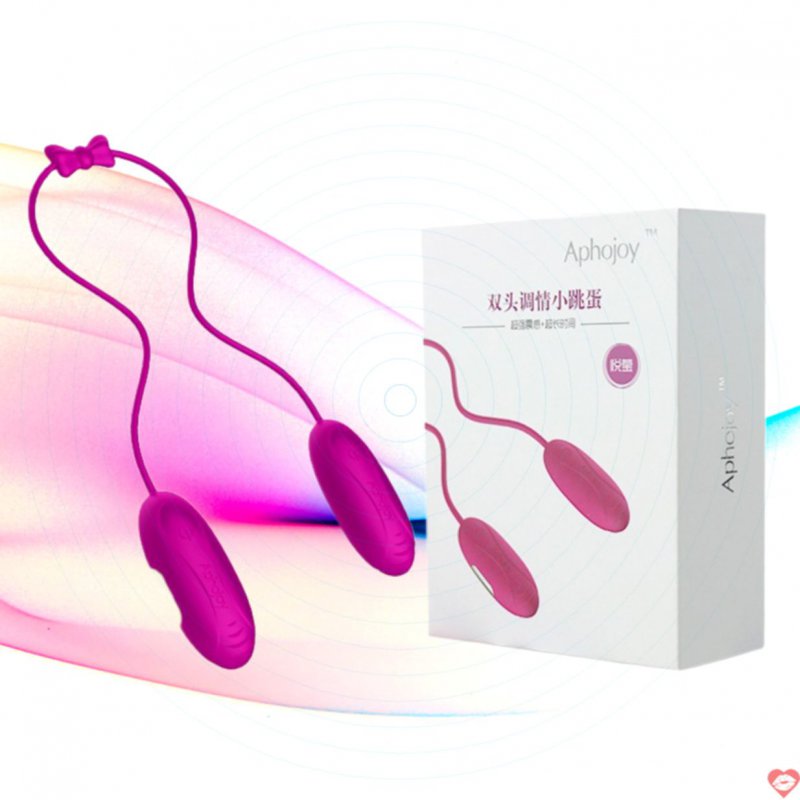 Trứng Rung Silicon 2 Đầu Cao Cấp Sạc Pin - Aphojoy